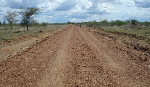 Lokiloli-Namoruakwangan road in Lokopo Sub County, Napak District 